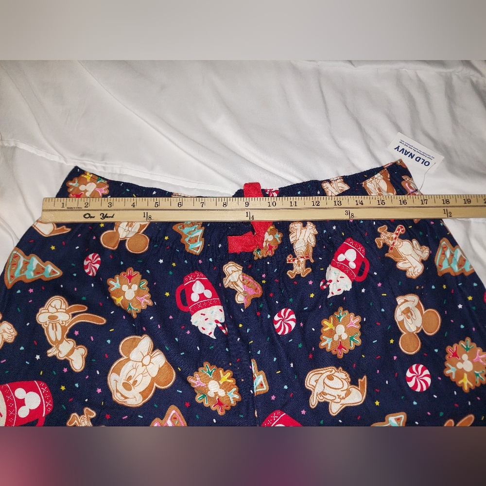 Disney "Holiday Cookies" Flannel Longsleeve Pajama Set, Large, NWT - Picture 8 of 10